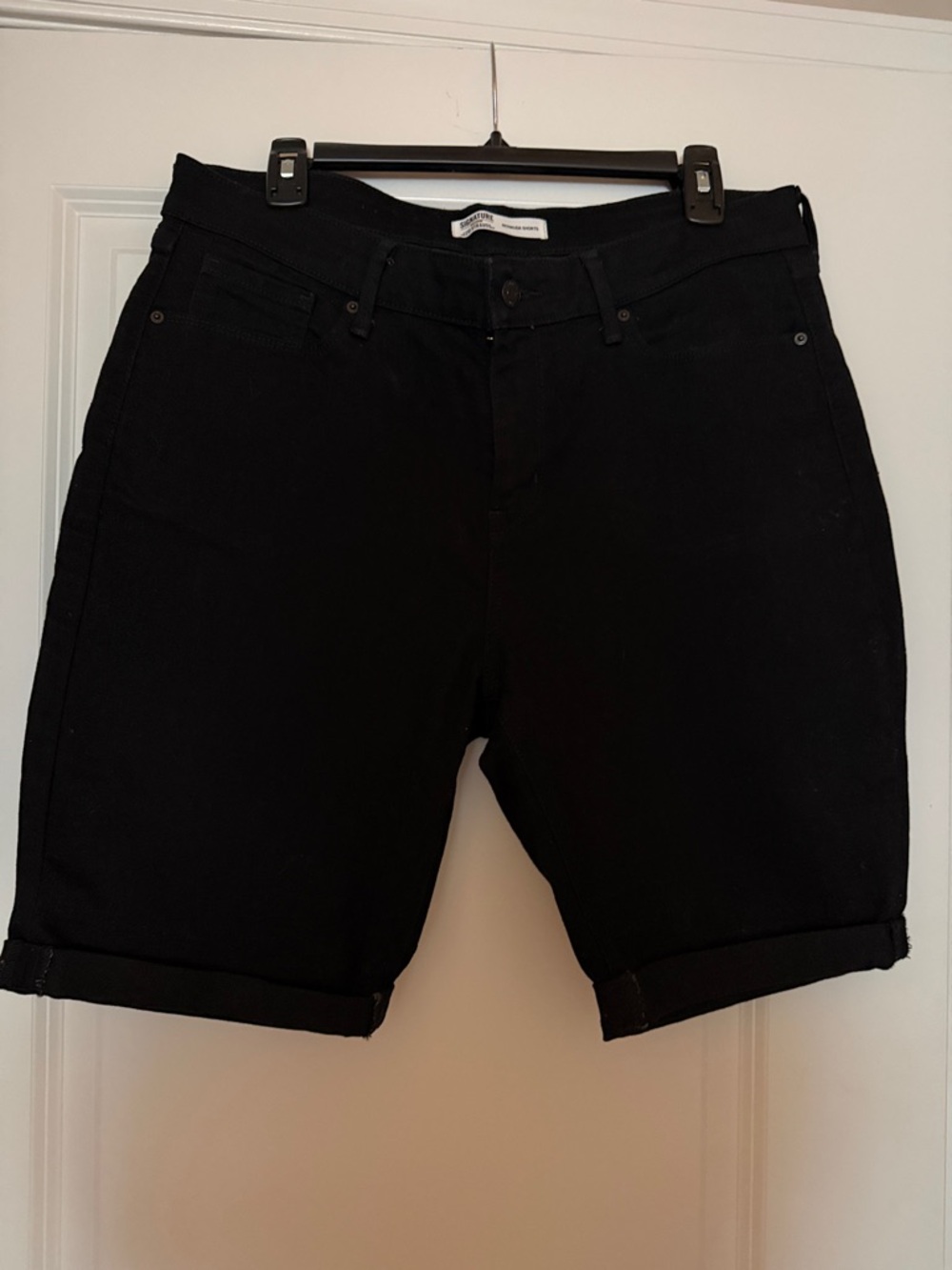 Classic Black Women's Bermuda Shorts